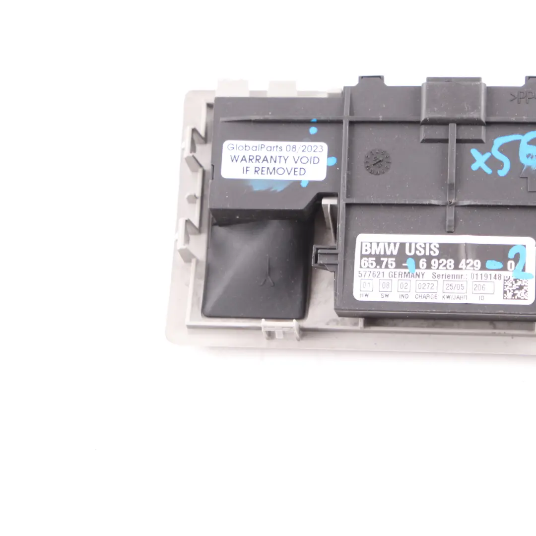 BMW X5 E53 Ultra Sonic Module Alarm With Cover Trim Panel Grey - SKU 6928429-2 - Part number 6928429