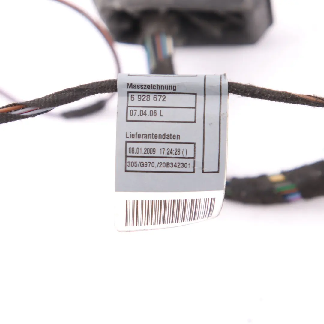 Left Side N/S Front Door Wiring Loom Harness to BMW E87 Passenger with Part number 6947097 BMW E87 Passenger Left Side N/S Front Door Wiring Loom Harness - SKU 6928655 - Part number 6947097