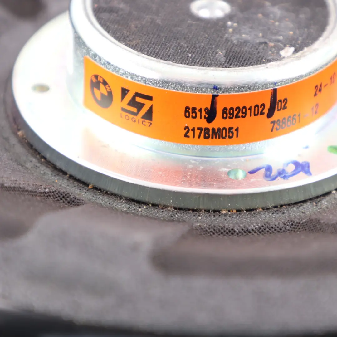 Speaker Logic7 Front Left Door Card Central Bass Left to BMW E64 with Part number 9143126 BMW E64 Speaker Logic7 Front Left Door Card Central Bass Left - SKU 6929102 - Part number 9143126