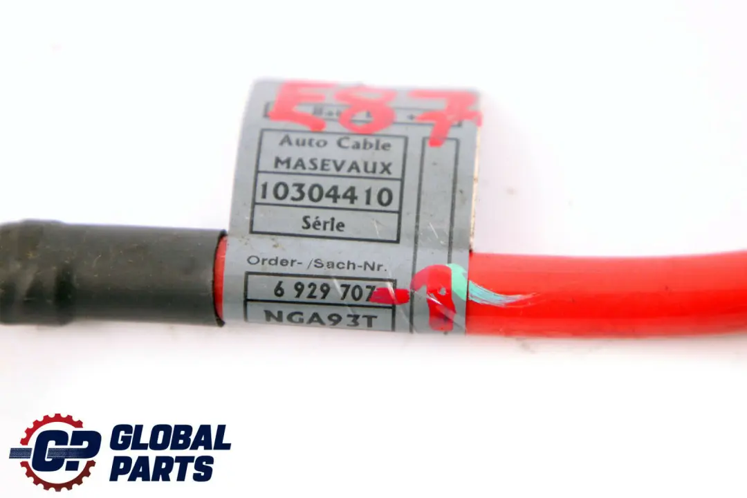 Cable Wire Plus Pole Positive to BMW E87 Battery with Part number 6929707 BMW E87 Battery Cable Wire Plus Pole Positive - SKU 6929707-1 - Part number 6929707
