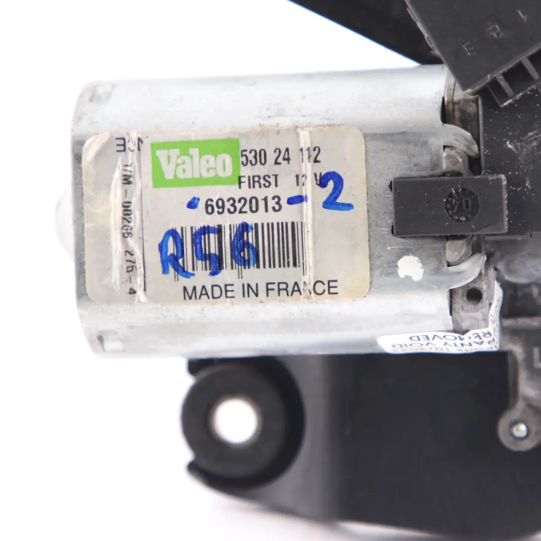 Mini R56 R60 R61 Motor limpiaparabrisas Motor limpiaparabrisas trasero - SKU 6932013-2 - Número de pieza 6932013