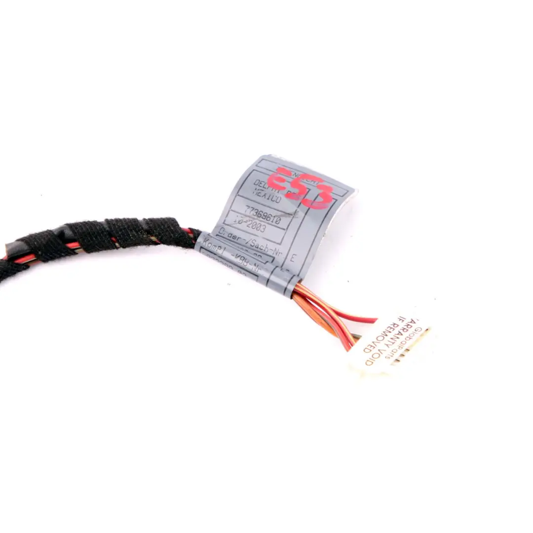 Cable Loom Plug Socket Connector Wiring Harness 6932396 to BMW X5 E53 with Part number 6932399 BMW X5 E53 Cable Loom Plug Socket Connector Wiring Harness 6932396 - SKU 6932399 - Part number 6932399