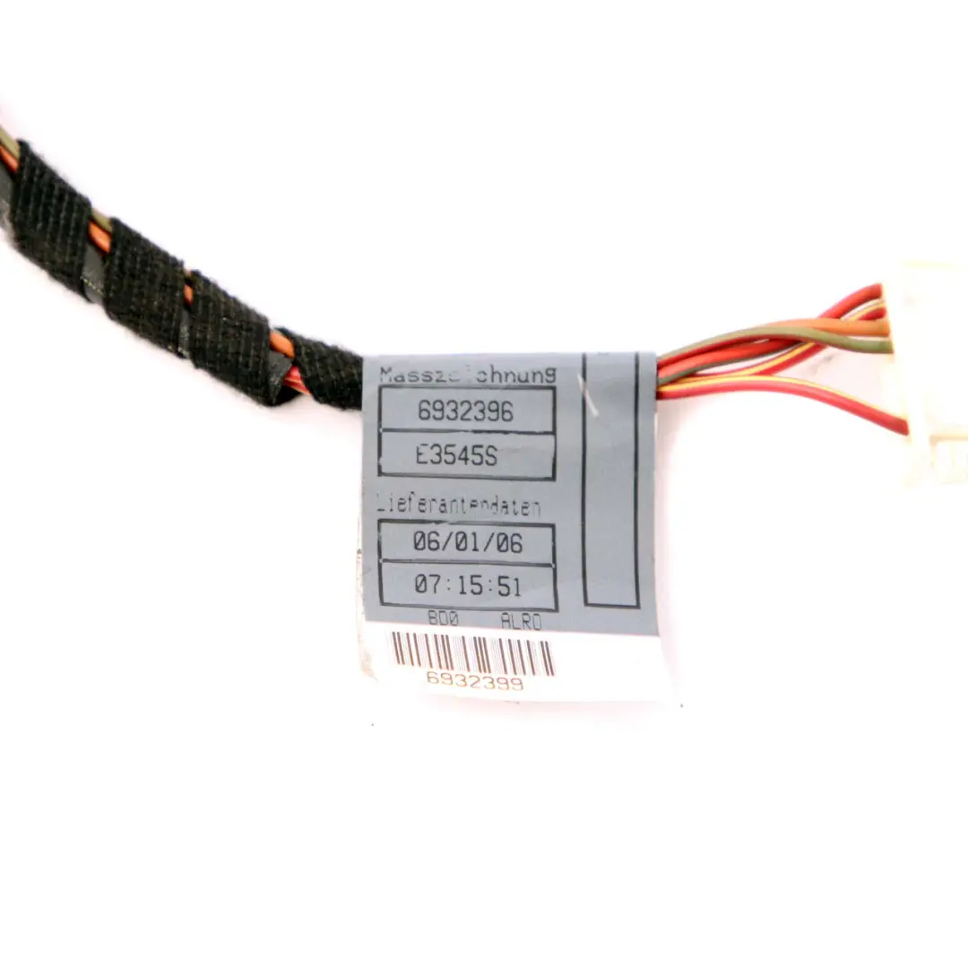 BMW X5 E53 Wiązka Przewód Wtyk 6932396 - SKU 6932399 - Numer Części 6932399