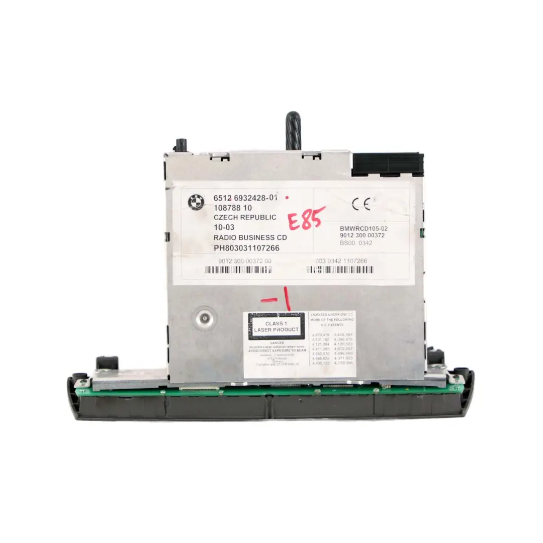 Radio Business CD Player to BMW X3 Z4 Series E83 E85 E86 1 with Part number 6932428 BMW X3 Z4 Series E83 E85 E86 1 Radio Business CD Player - SKU 6932428-1 - Part number 6932428