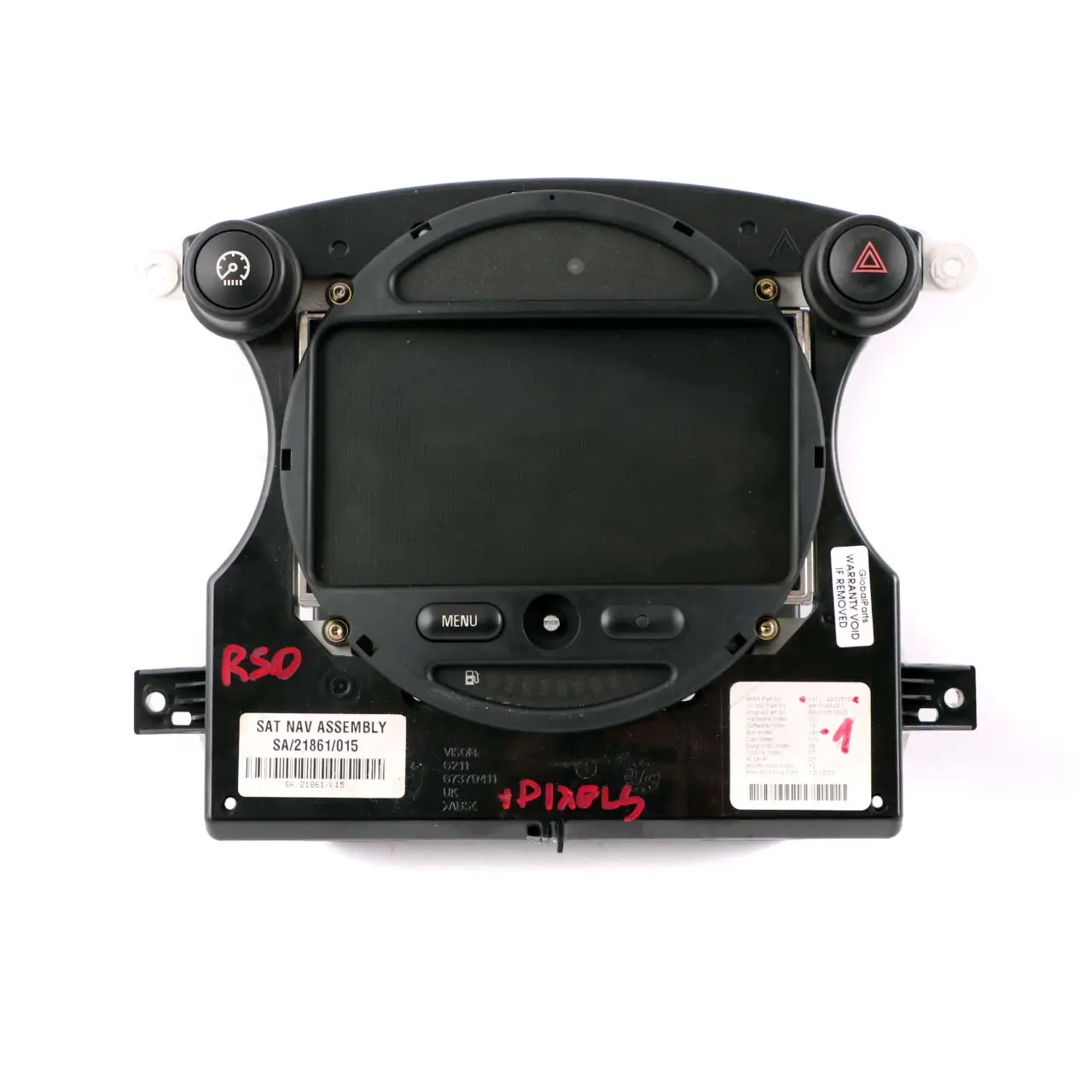 Mini R50 R52 Navigatore Satellitare GPS Display Cruscotto Testa 6932510