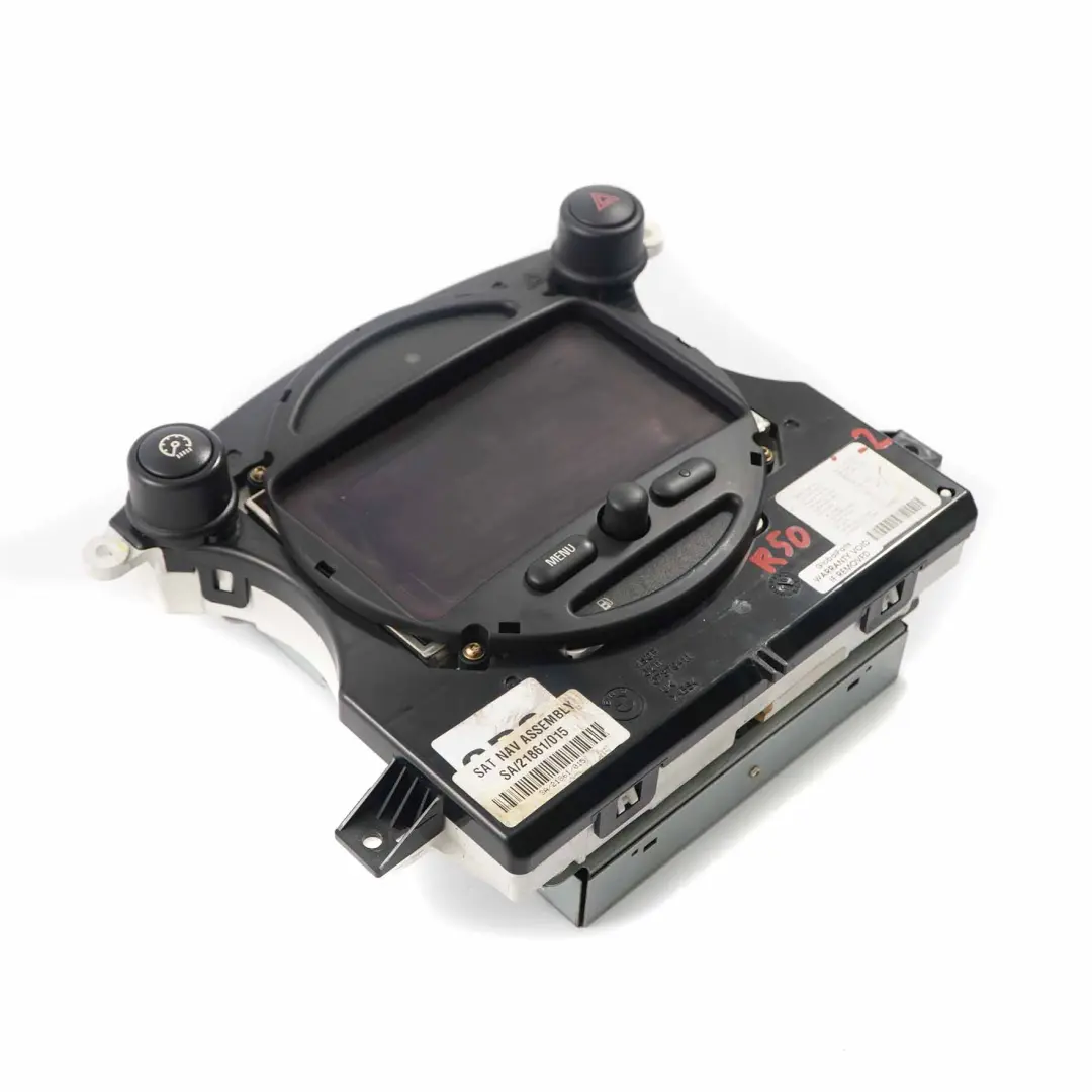  Écran Tableau Bord Mini R50 R52 Sat Nav GPS Navigation Satellite Head 6932510 - SKU 6932510-2 - Numéro de pièce 6972084