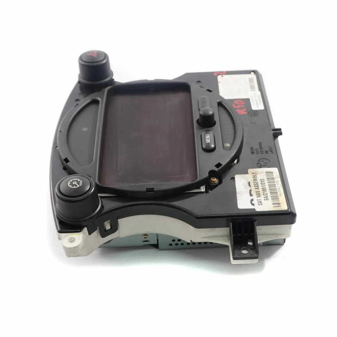  Écran Tableau Bord Mini R50 R52 Sat Nav GPS Navigation Satellite Head 6932510 - SKU 6932510-2 - Numéro de pièce 6972084