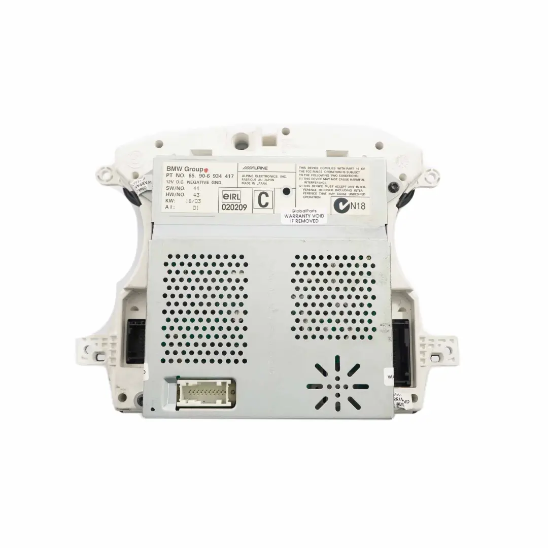  Écran Tableau Bord Mini R50 R52 Sat Nav GPS Navigation Satellite Head 6932510 - SKU 6932510-2 - Numéro de pièce 6972084