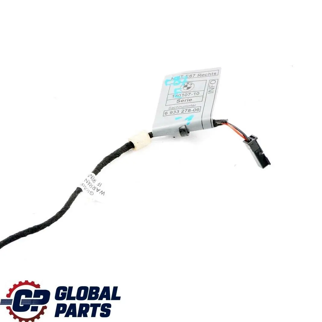 BMW E81 E87 Door Handle Lighting LED Wiring Cable Front Rear Right O/S 6933278 - SKU 6933278-1 - Part number 63316933278