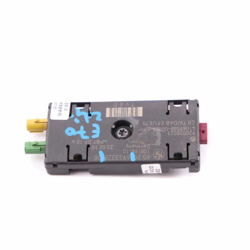  Sistema Amplificador BMW X5 E91 E70 Antena TV Unidad De Control - SKU 6933328 - Número de pieza 6933328