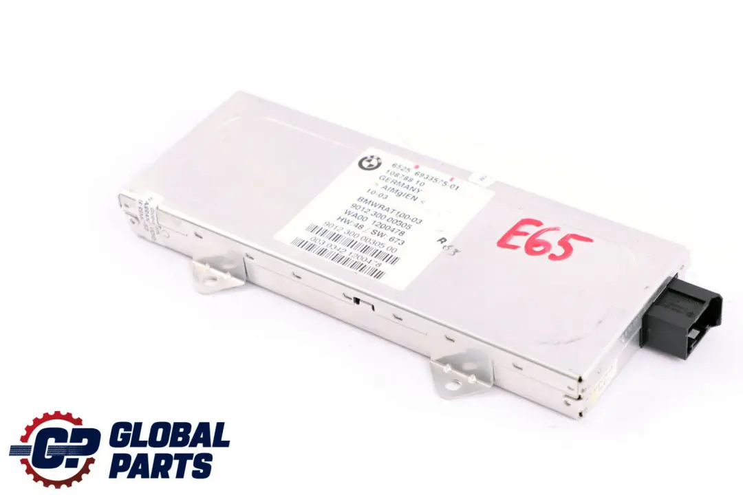 Diversity Antenna Tuner Amplifier to BMW 7 Series E65 E66 with Part number 6976779 BMW 7 Series E65 E66 Diversity Antenna Tuner Amplifier - SKU 6933575 - Part number 6976779