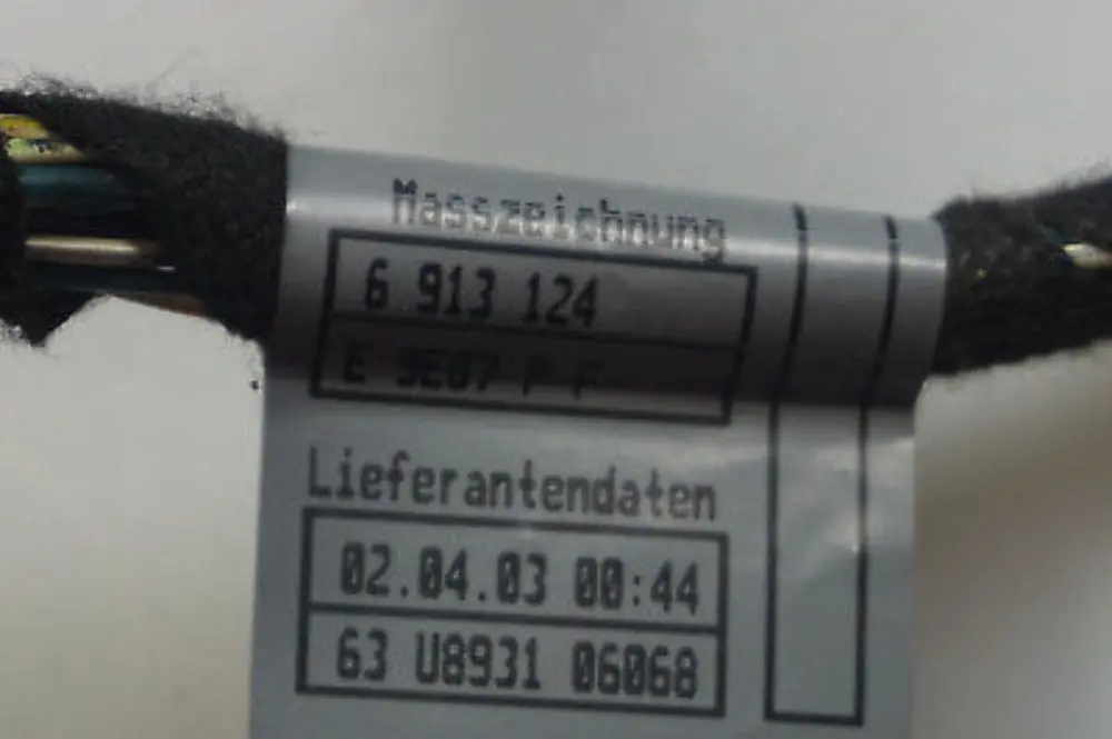 Reihe E65 E66 Türkabelbaum Funktionsträger vorne links für BMW 7 mit Teilenummer 6934002 BMW 7 Reihe E65 E66 Türkabelbaum Funktionsträger vorne links - SKU 6934002 - Teilenummer 6934002