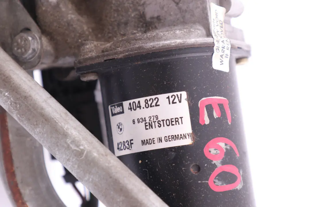 BMW E60 E61 E63 E64 Système Complet De Lavage D'Essuie-Glace Moteur - SKU 6934279 - Numéro de pièce 6934279