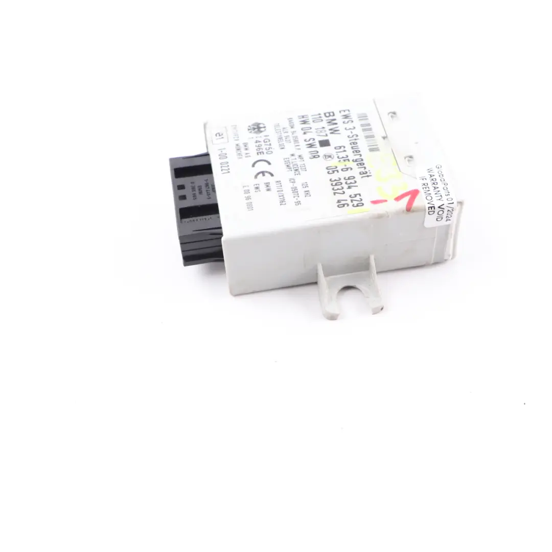 BMW X3 X5 E53 E83 EWS III Central Locking Immobilizer Module ECU 6934529 - SKU 6934529-1 - Part number 6985565