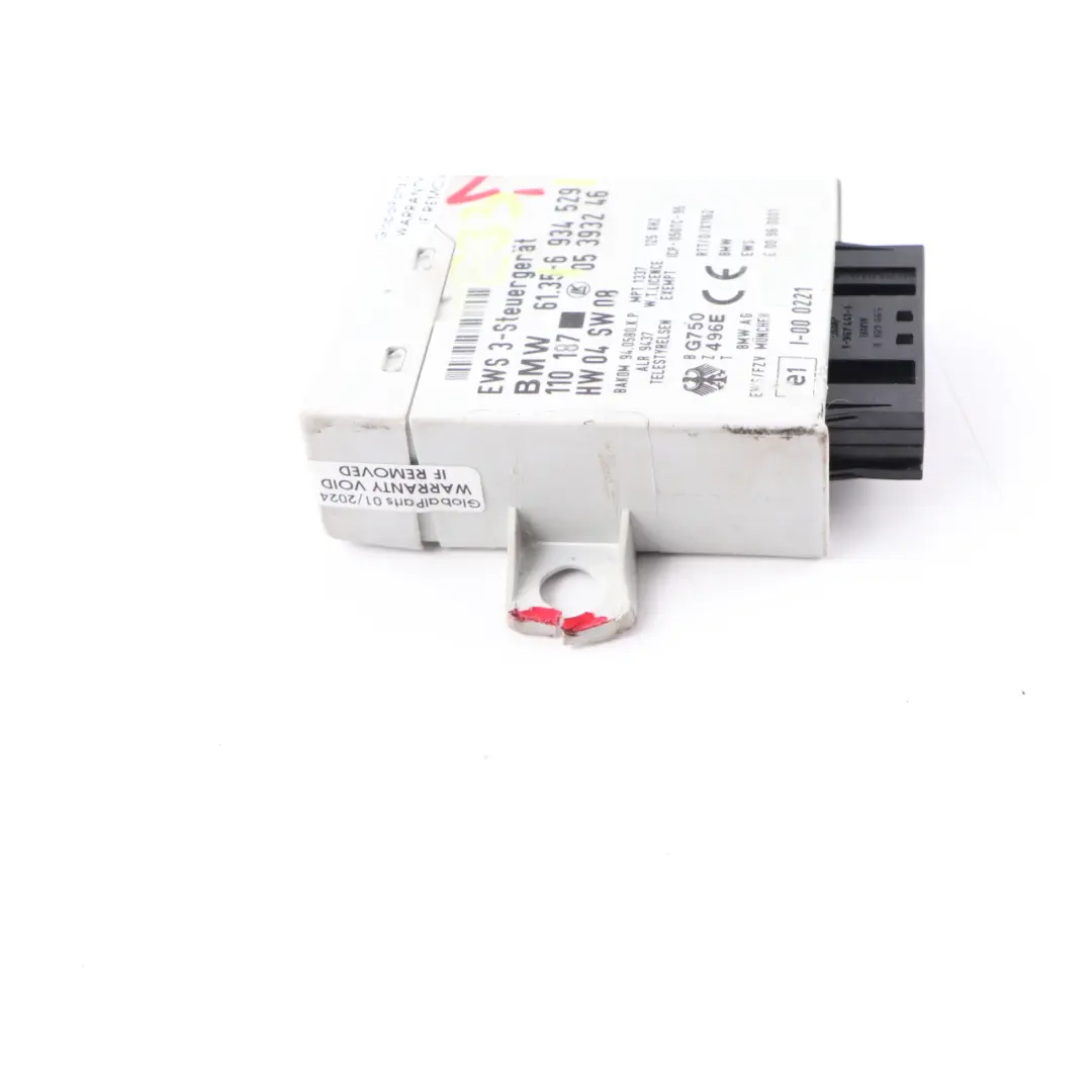 BMW X3 X5 E53 E83 EWS III Central Locking Immobilizer Module ECU 6934529 - SKU 6934529-1 - Part number 6985565