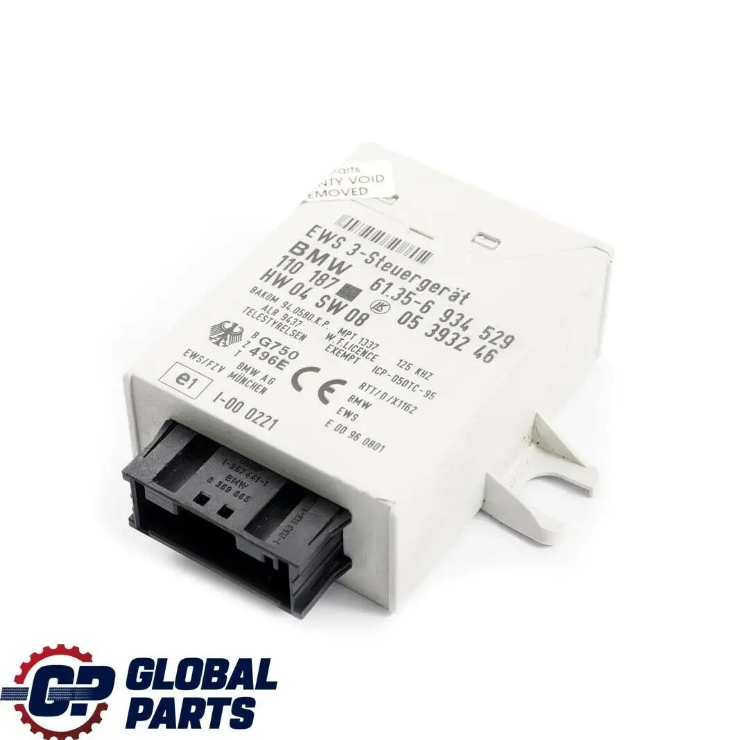 BMW X3 X5 Series E53 E83 EWS III Central Locking Immobilizer Module ECU - SKU 6934529 - Part number 6934529