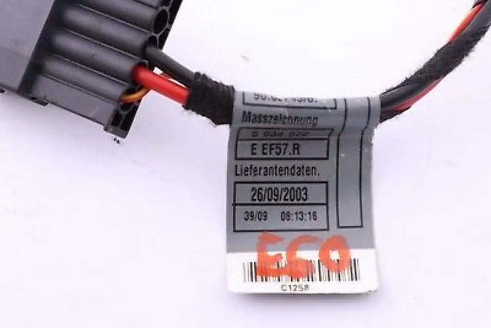 BMW E60 Kabel Przewód Rezystora Dmuchawy Nawiewu - SKU 6934972 - Numer Części 61126934972