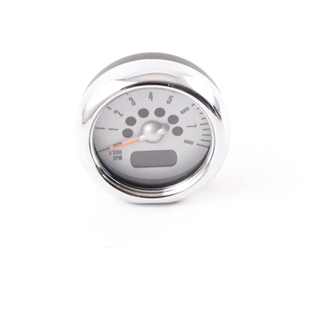 Rev RPM Counter Mini Cooper R50 R52 R53 Petrol Tachometer Gauge Silver to with Part number 6936294 Rev RPM Counter Mini Cooper R50 R52 R53 Petrol Tachometer Gauge Silver - SKU 6936294-3 - Part number 6936294