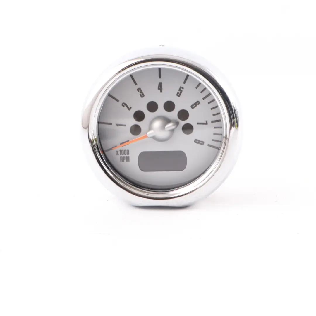 Rev RPM Counter Mini Cooper R50 R52 R53 Petrol Tachometer Gauge Silver to with Part number 6936294 Rev RPM Counter Mini Cooper R50 R52 R53 Petrol Tachometer Gauge Silver - SKU 6936294-3 - Part number 6936294
