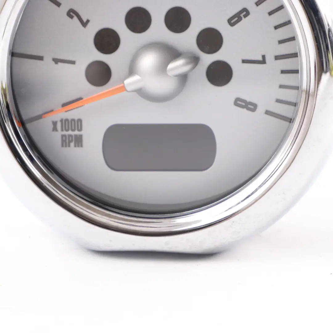 Rev RPM Counter Mini Cooper R50 R52 R53 Petrol Tachometer Gauge Silver to with Part number 6936294 Rev RPM Counter Mini Cooper R50 R52 R53 Petrol Tachometer Gauge Silver - SKU 6936294-3 - Part number 6936294