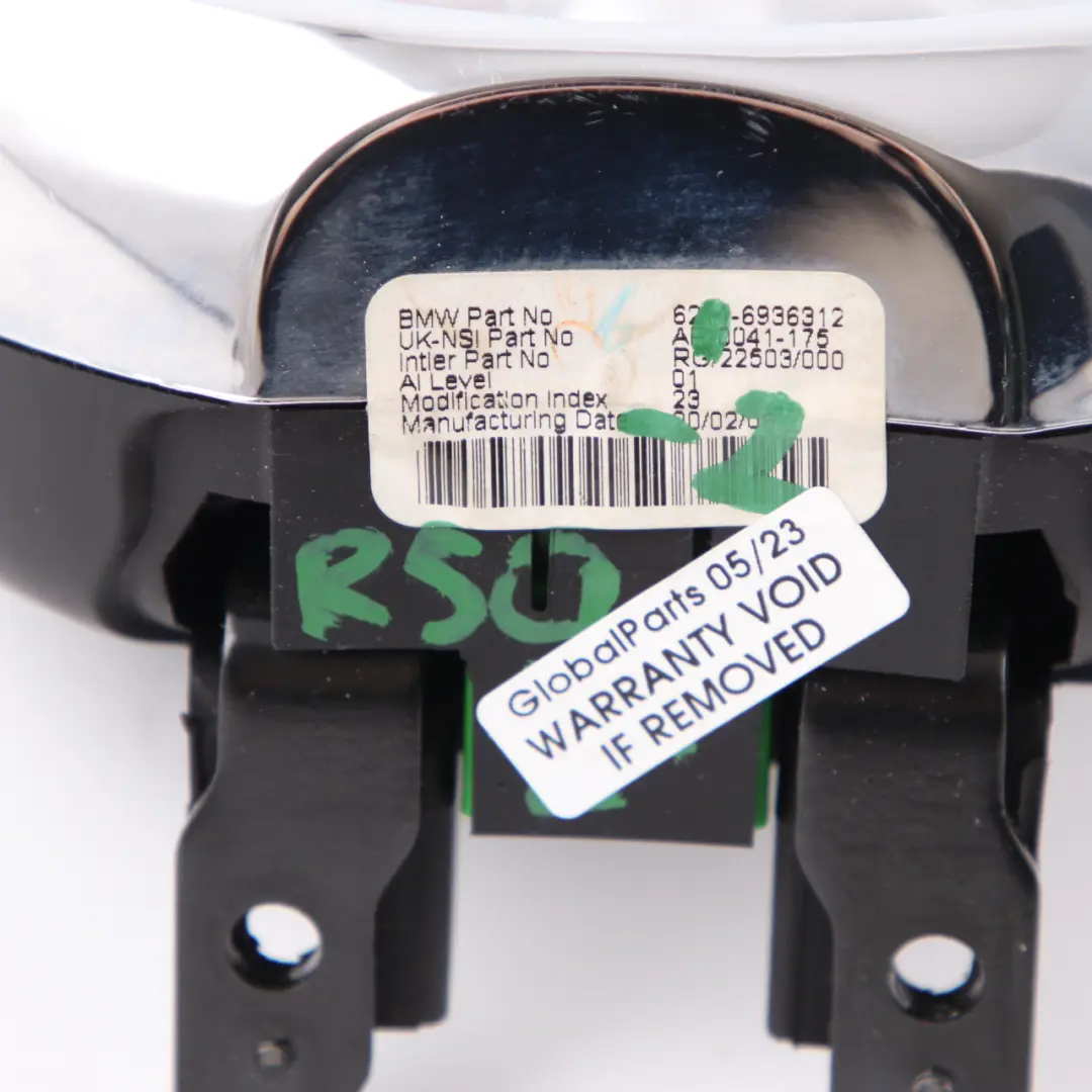 Tachometer Mini R50 R52 R53 Revolution Counter Chrom Phone Cradle Holder to with Part number 6936312 Tachometer Mini R50 R52 R53 Revolution Counter Chrom Phone Cradle Holder - SKU 6936312-2 - Part number 6936312