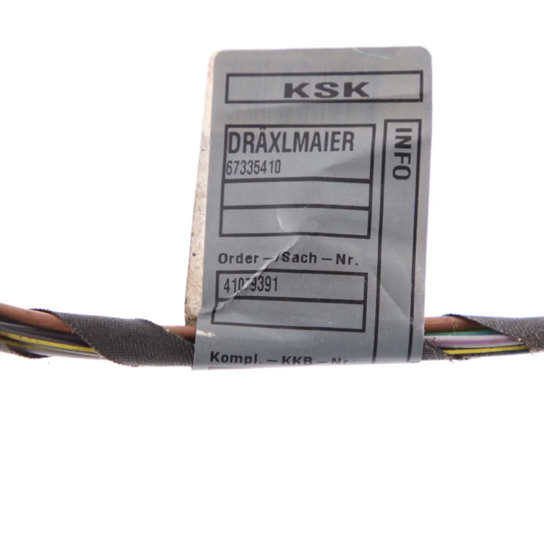 BMW E90 Light Cable Lamp Socket Plug Wiring Rear Left N/S Side Panel 8369702 - SKU 6937457-2 - Part number 6937457