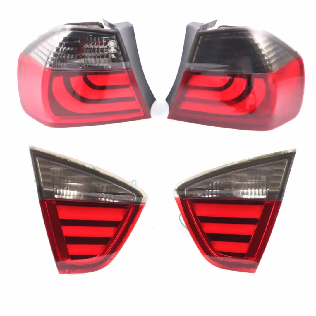 Lamp Trunk Tail Light Taillight Left Right N/O/S LED Tinted Set to BMW E90 Rear with Part number 6937457 BMW E90 Rear Lamp Trunk Tail Light Taillight Left Right N/O/S LED Tinted Set - SKU 6937457-5 - Part number 6937457