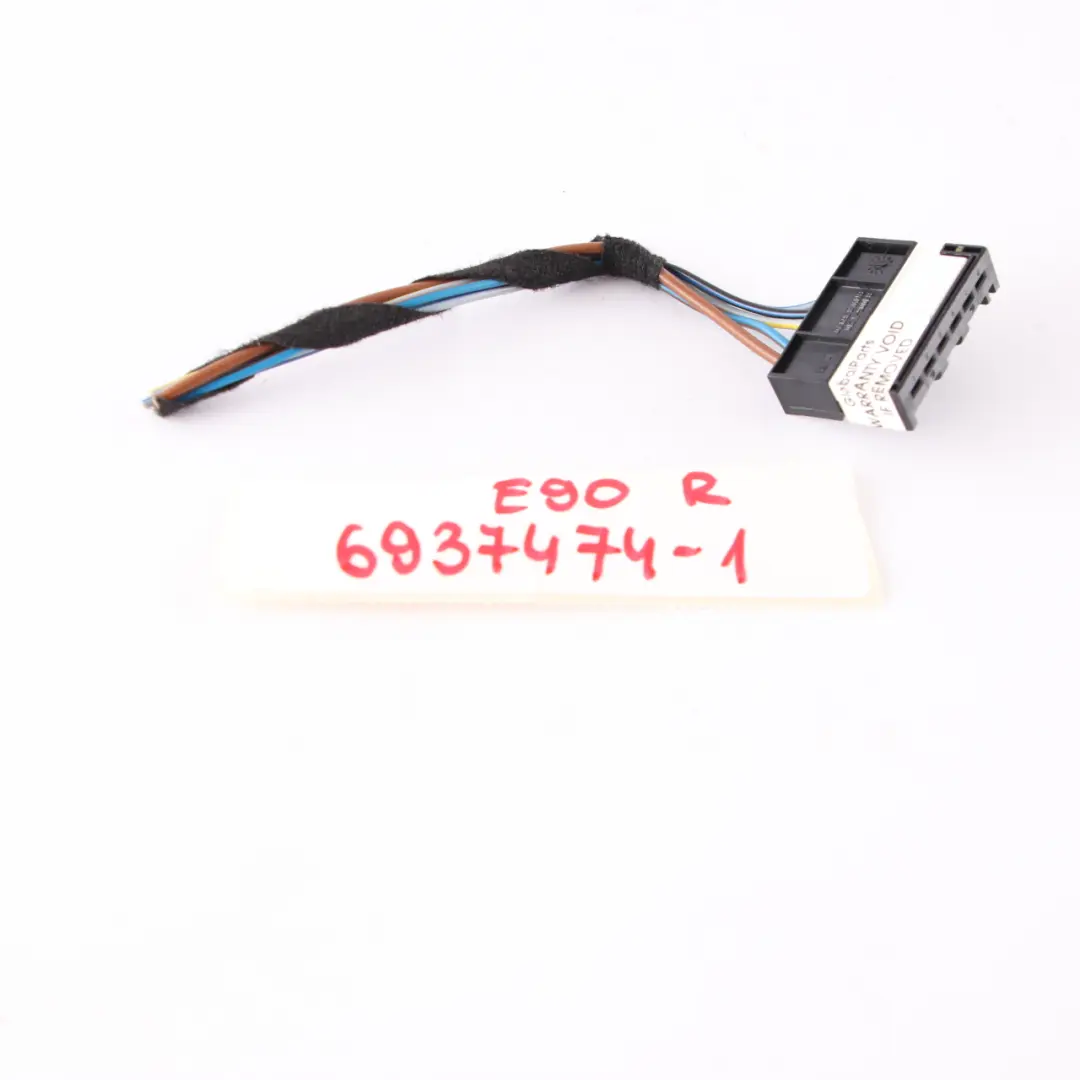 BMW E90 Light Cable Loom Lamp Socket Plug Wiring Rear Right O/S - SKU 6937474-1 - Part number 6937474