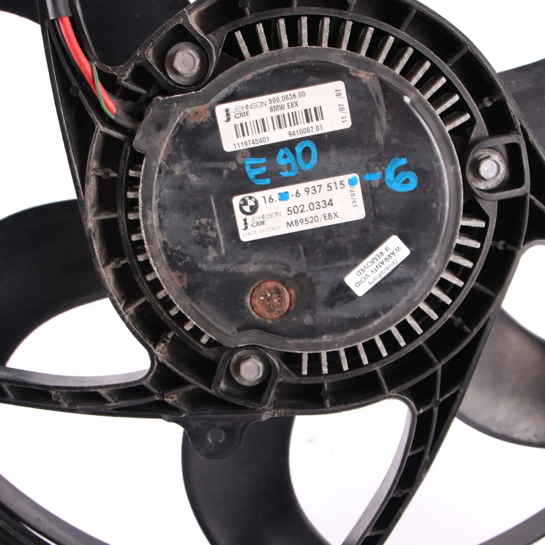  Cooling Fan BMW E87 E90 E91 Petrol Engine Cooler Motor Unit Shroud - SKU 6937515-6 - Part number 6937515