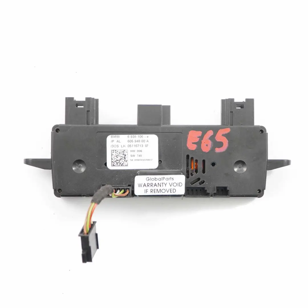 Electrónica Unidad de Control Módulo para BMW E65 E66 Volante con número de pieza 6916692 BMW E65 E66 Volante Electrónica Unidad de Control Módulo - SKU 6938106 - Número de pieza 6916692