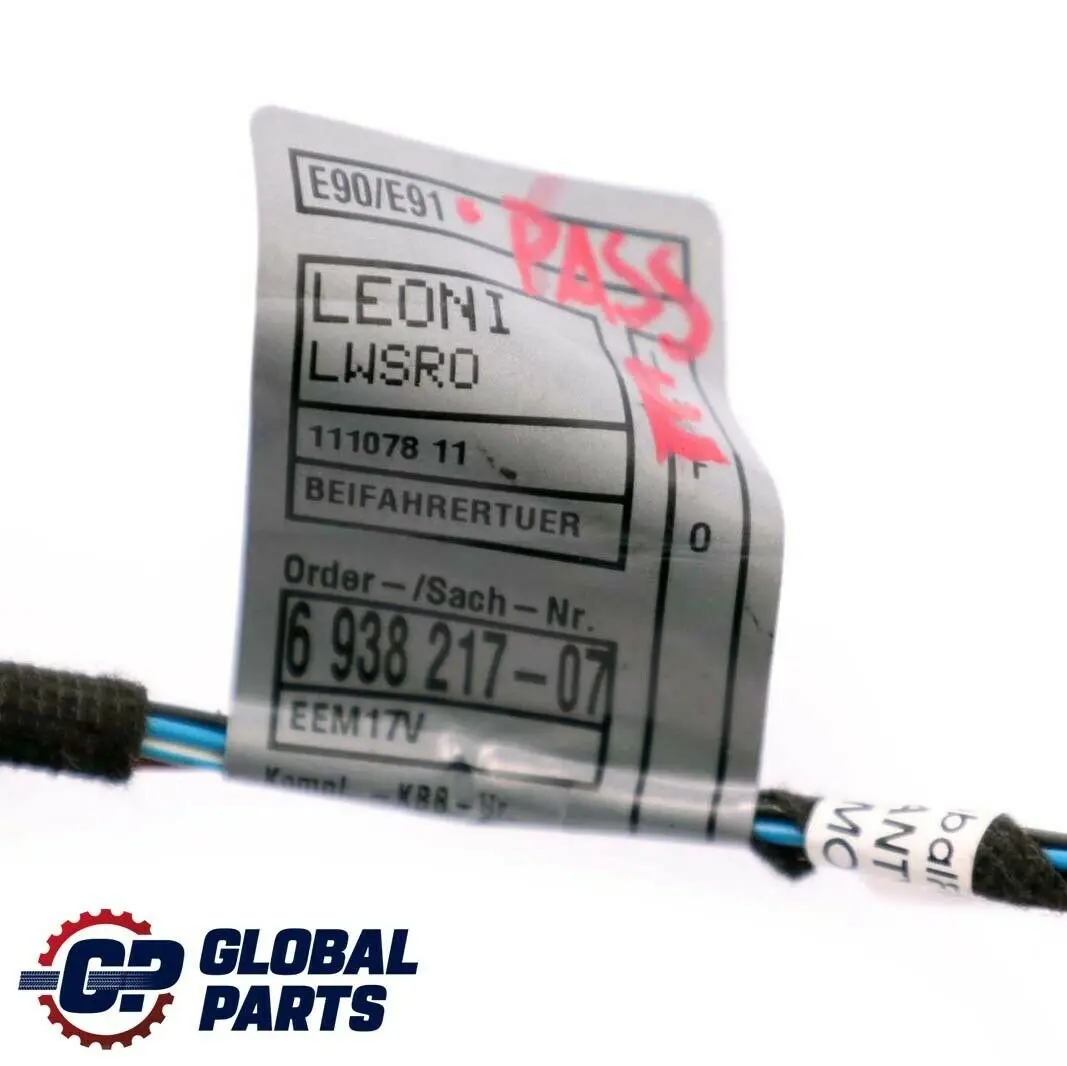 BMW 3 E90 E91 Porte C?ble equipe Cote Passager 6947094 - SKU 6938217 - Numéro de pièce 6938217