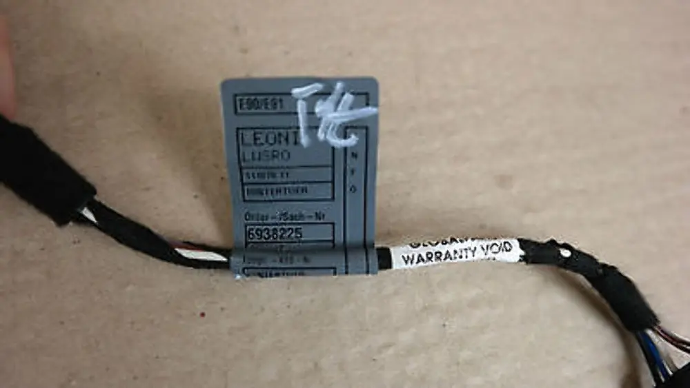 BMW E90 E91 Wiązka Drzwi Prawych Prawy Tył - SKU 6938226-1 - Numer Części 61126938226