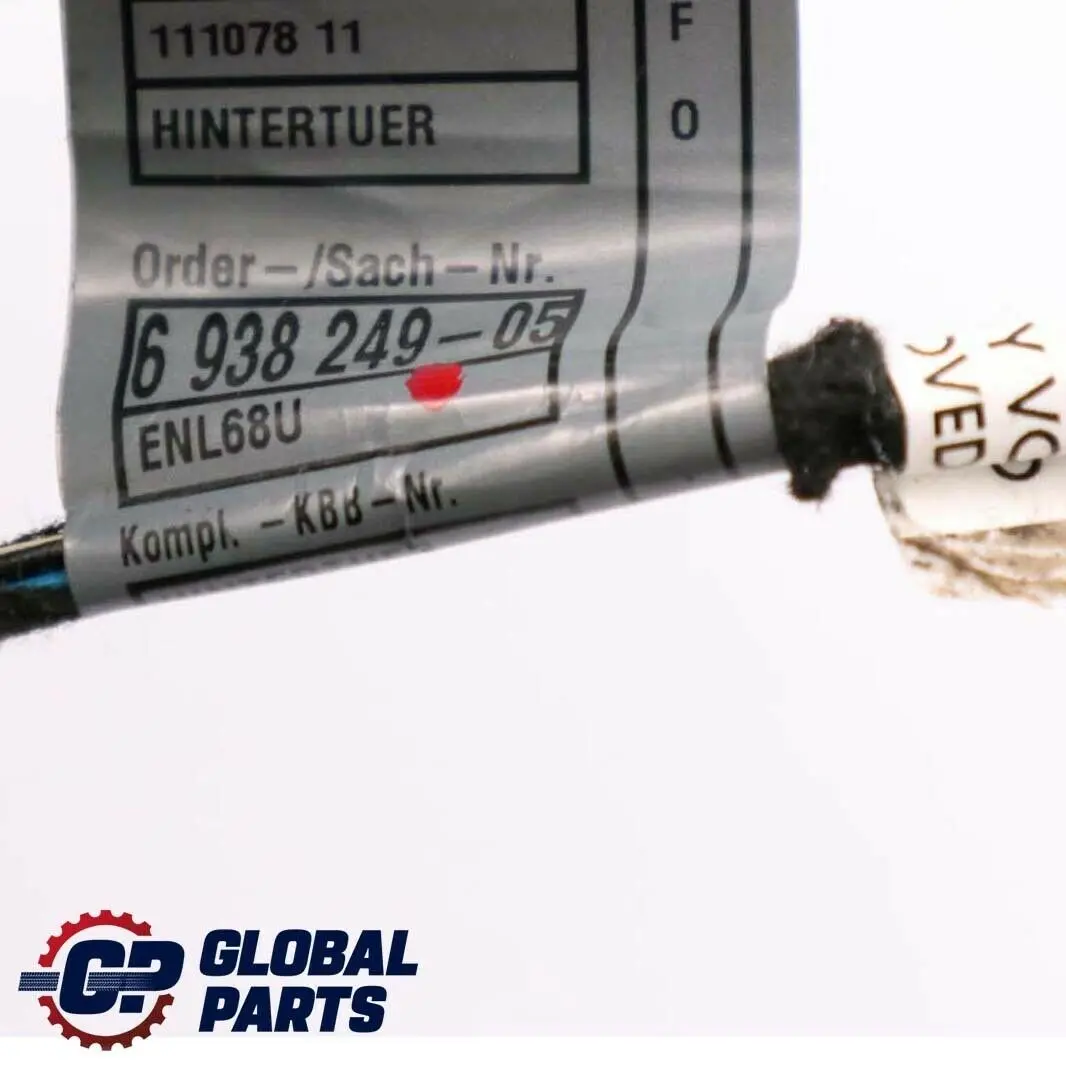 BMW E90 E91 Cable Cableado Puerta Trasera Izquierda Derecha 6112 - SKU 6938226 - Número de pieza 6938249