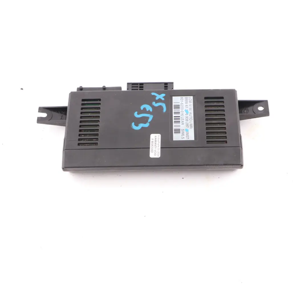 Light Check Module Control Unit ECU Lear LCM IV AUTO.LWR to BMW X5 E53 with Part number 6938287 BMW X5 E53 Light Check Module Control Unit ECU Lear LCM IV AUTO.LWR - SKU 6938287 - Part number 6938287