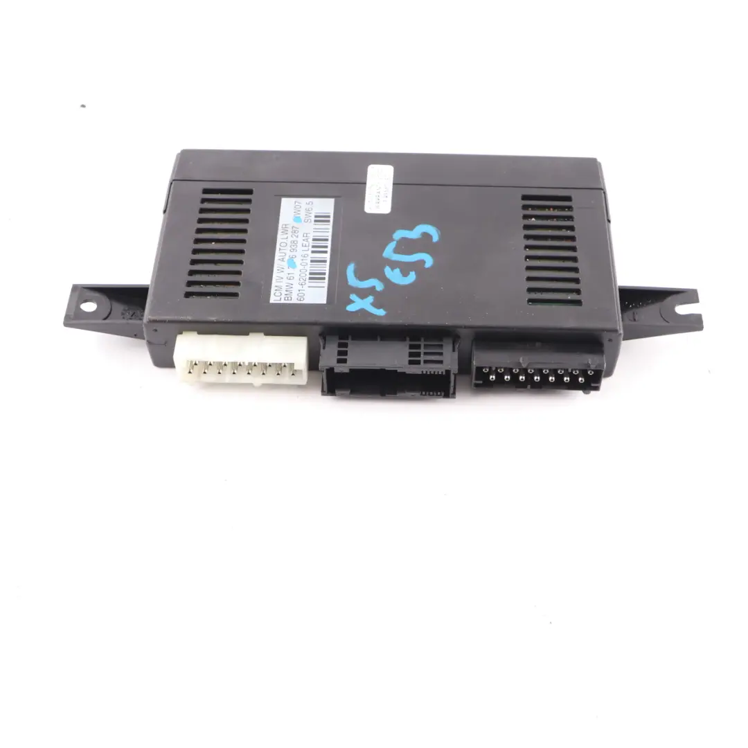 Light Check Module Control Unit ECU Lear LCM IV AUTO.LWR to BMW X5 E53 with Part number 6938287 BMW X5 E53 Light Check Module Control Unit ECU Lear LCM IV AUTO.LWR - SKU 6938287 - Part number 6938287