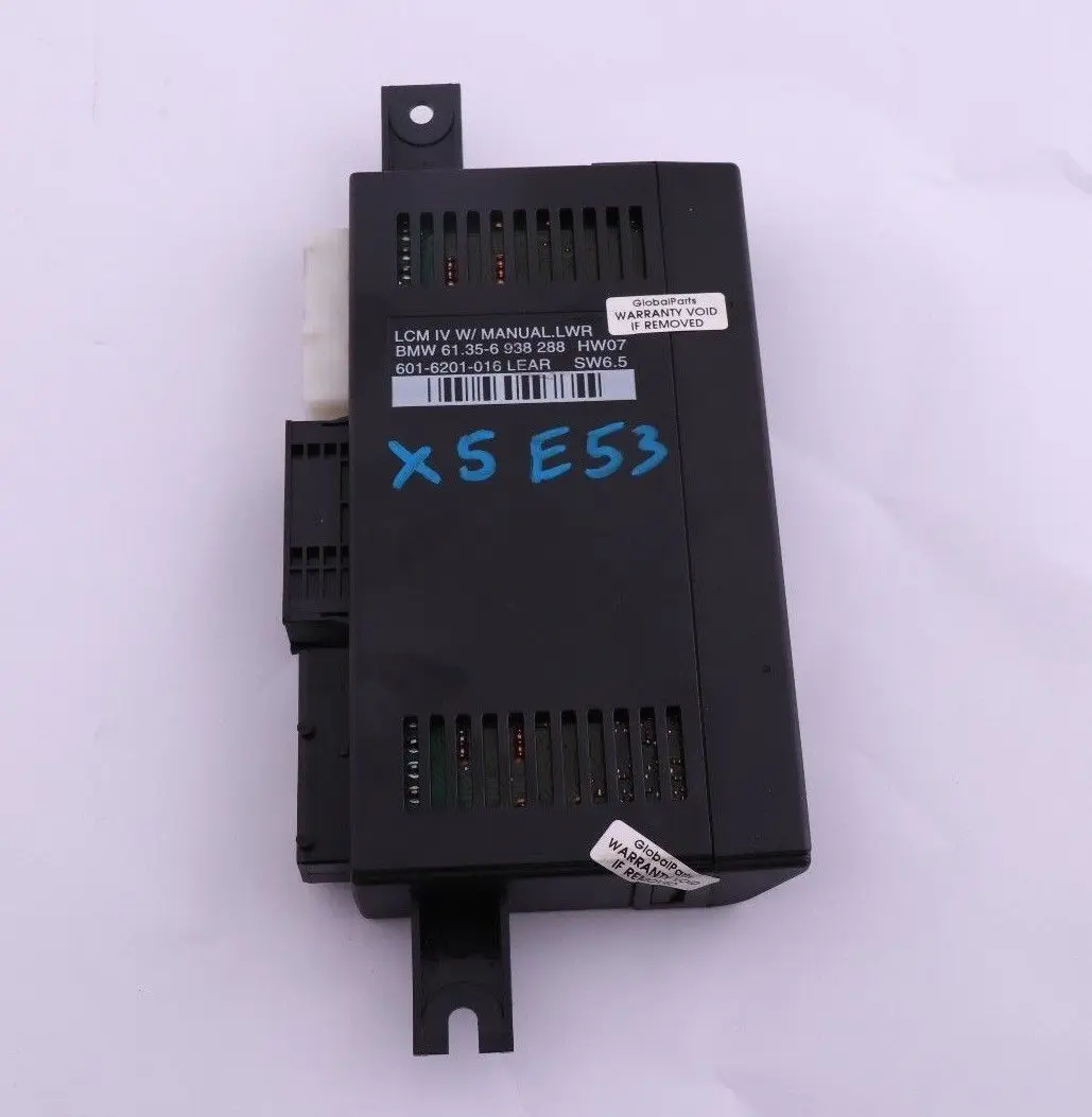Light Check Module Control Unit ECU Lear LCM IV to BMW X5 E39 E53 with Part number 6938288 BMW X5 E39 E53 Light Check Module Control Unit ECU Lear LCM IV - SKU 6938288 - Part number 6938288