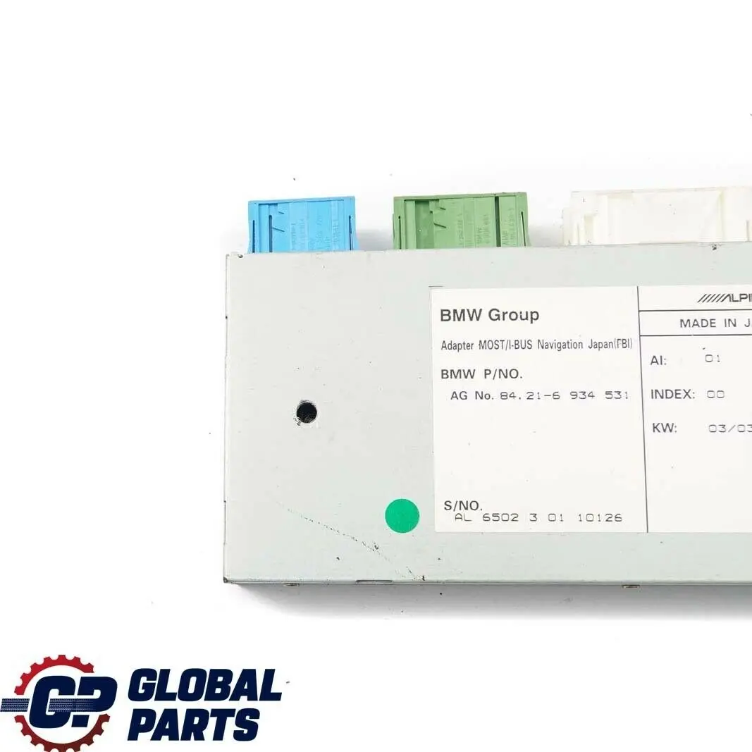 Adaptateur Telephone GPS Plus Module pour BMW 7 E65 E66 E67 à propos du numéro de pièce 6938360 BMW 7 E65 E66 E67 Adaptateur Telephone GPS Plus Module - SKU 6938360 - Numéro de pièce 6938360