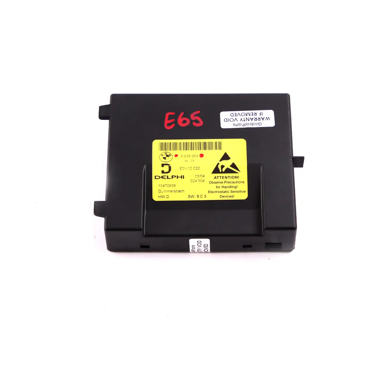 BMW E65 E66 Unidad De Control Módulo Consola Central Delantera 6938664