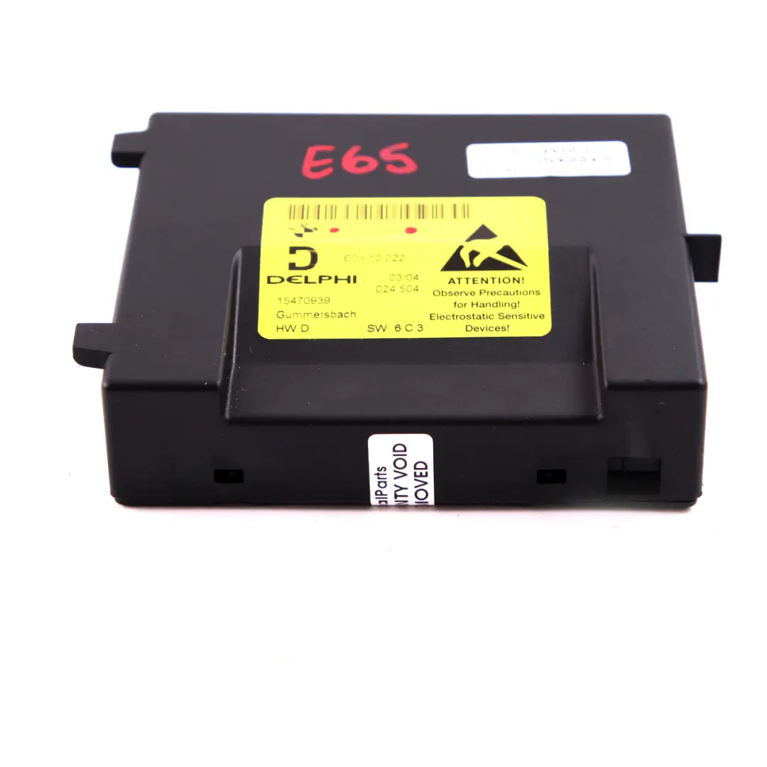 Unidad De Control Módulo Consola Central Delantera para BMW E65 E66 con número de pieza 6919759 BMW E65 E66 Unidad De Control Módulo Consola Central Delantera - SKU 6938664 - Número de pieza 6919759