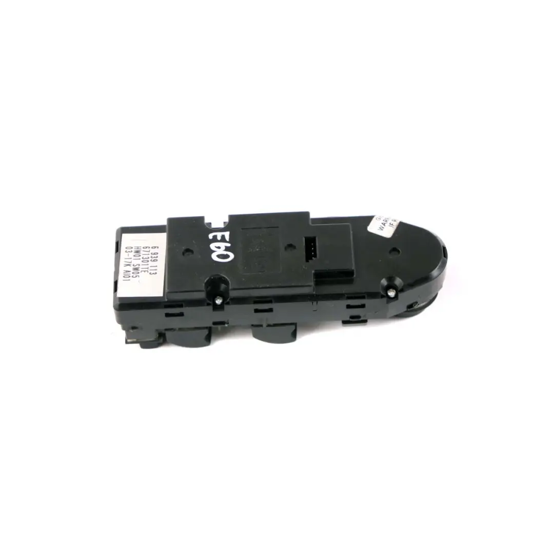 BMW E60 E61 Switch Window Lifter Control Driver's Side Unit - SKU 6939113 - Part number 6939113