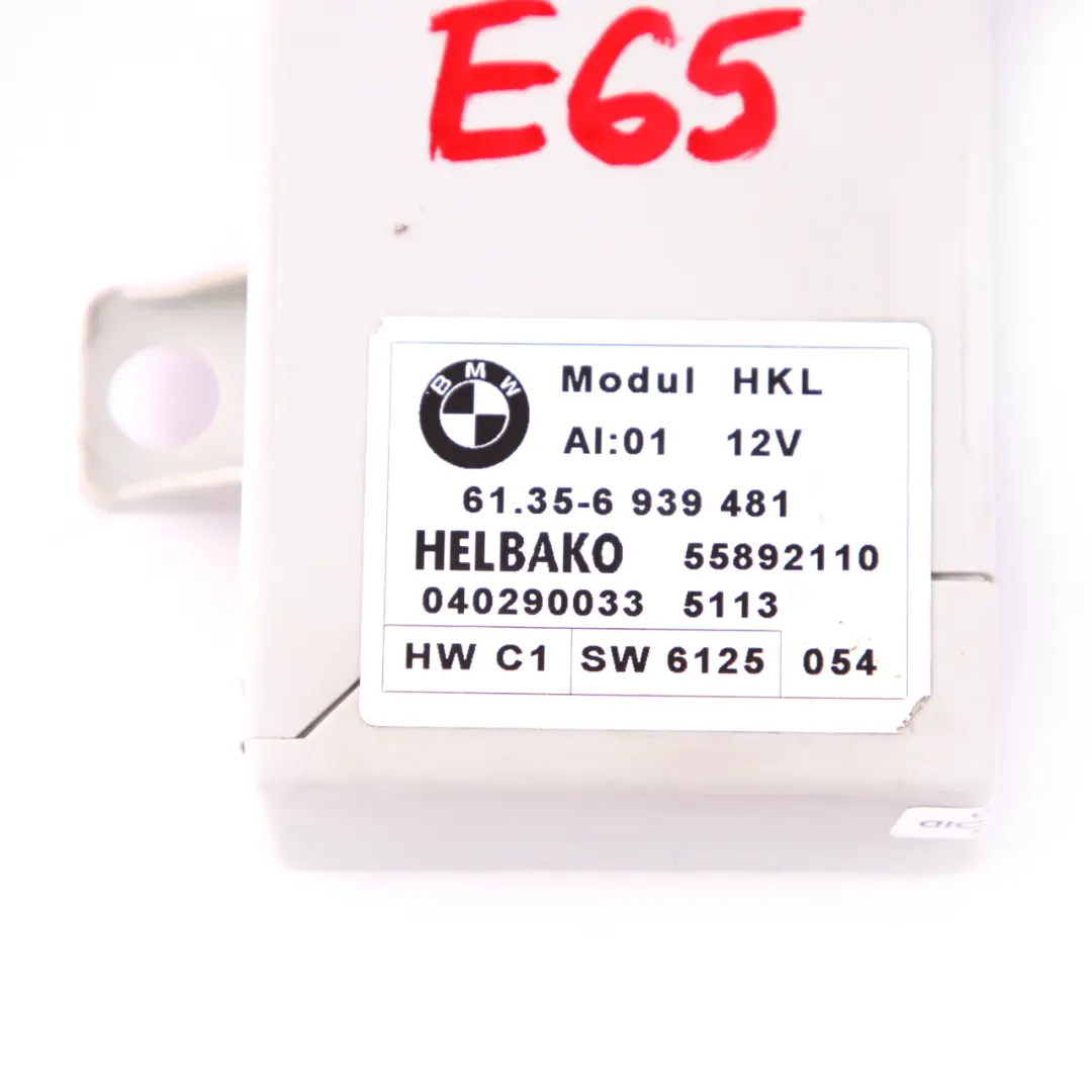 Module Control Unit Trunk Lid Rear Tailgate Lift to BMW 5 7 Series E61 E65 with Part number 7412610 BMW 5 7 Series E61 E65 Module Control Unit Trunk Lid Rear Tailgate Lift - SKU 6939481 - Part number 7412610