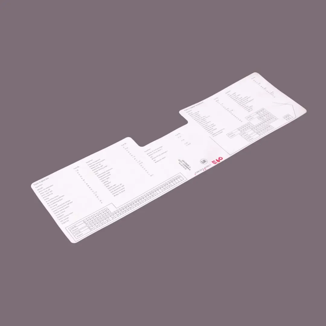 BMW 5 Series E60 Map Card Fuse Box Grouping Diagram - SKU 6939702 - Part number 6939702