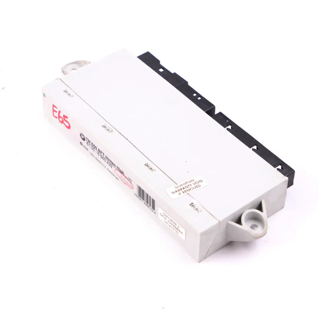Control Unit Door Rear Passenger Side Hinten High BFT to BMW 7 Series E65 with Part number 6940439 BMW 7 Series E65 Control Unit Door Rear Passenger Side Hinten High BFT - SKU 6940439 - Part number 6940439