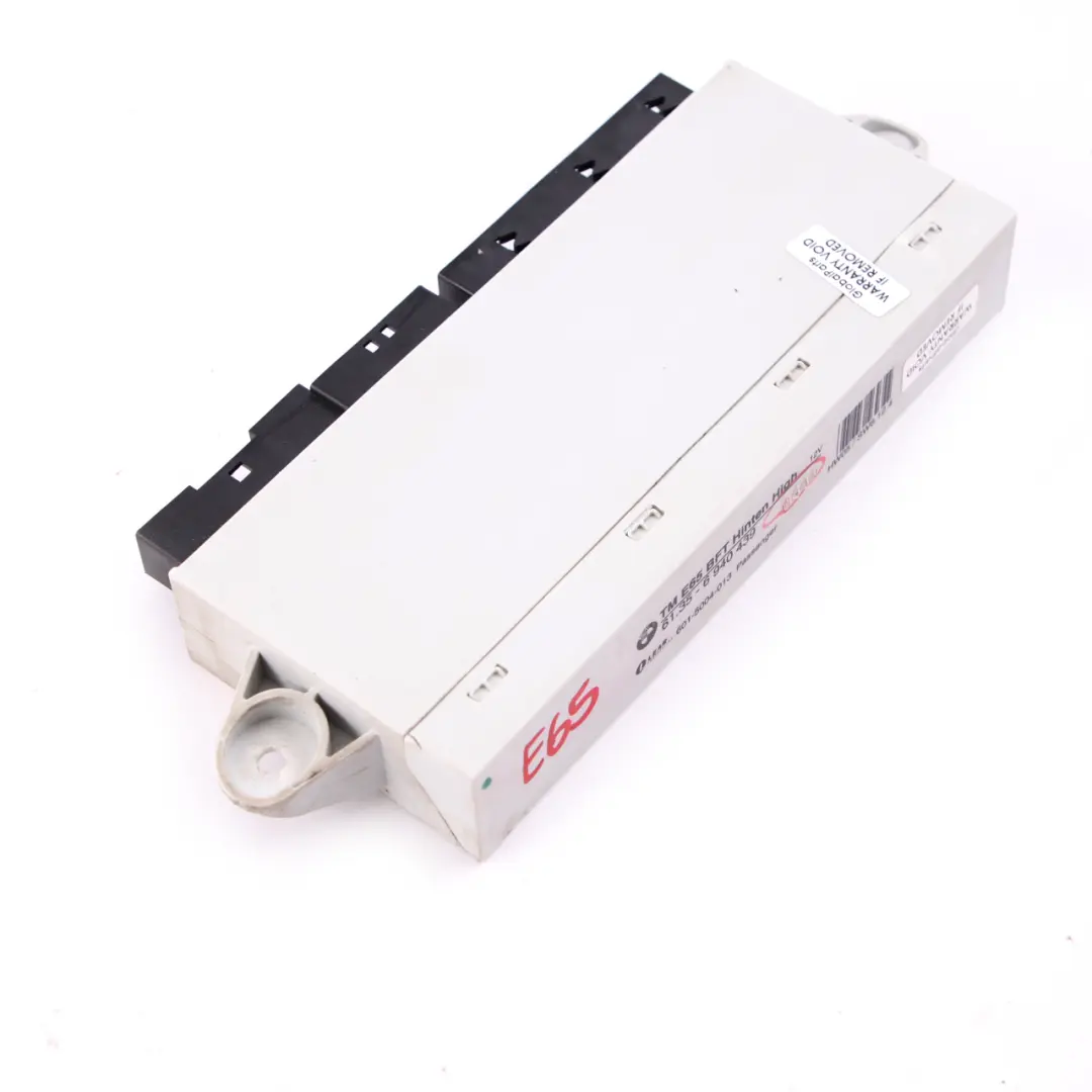 BMW 7 Series E65 Control Unit Door Rear Passenger Side Hinten High BFT - SKU 6940439 - Part number 6940439