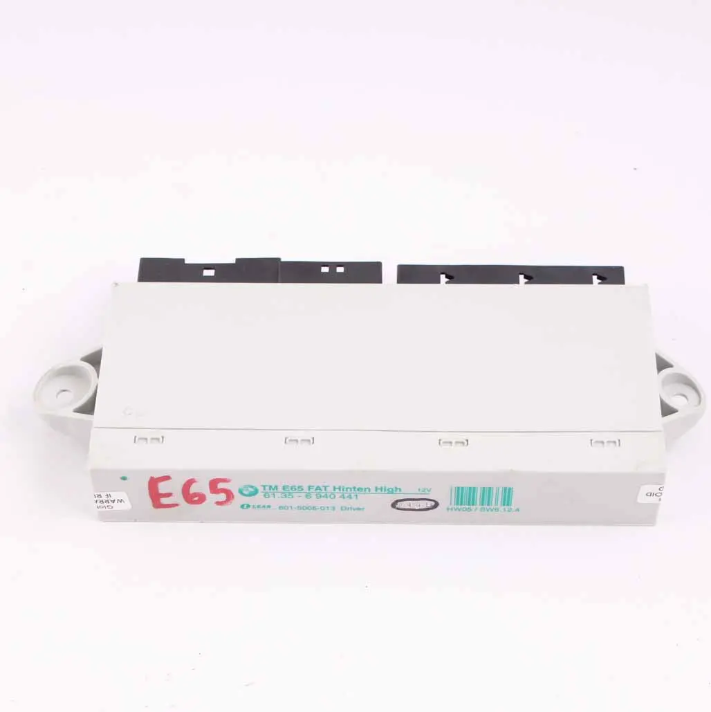 Control Unit BMW E65 E66 E67 Door Rear Driver Side LEAR Module to with Part number 6940441 Control Unit BMW E65 E66 E67 Door Rear Driver Side LEAR Module - SKU 6940441 - Part number 6940441
