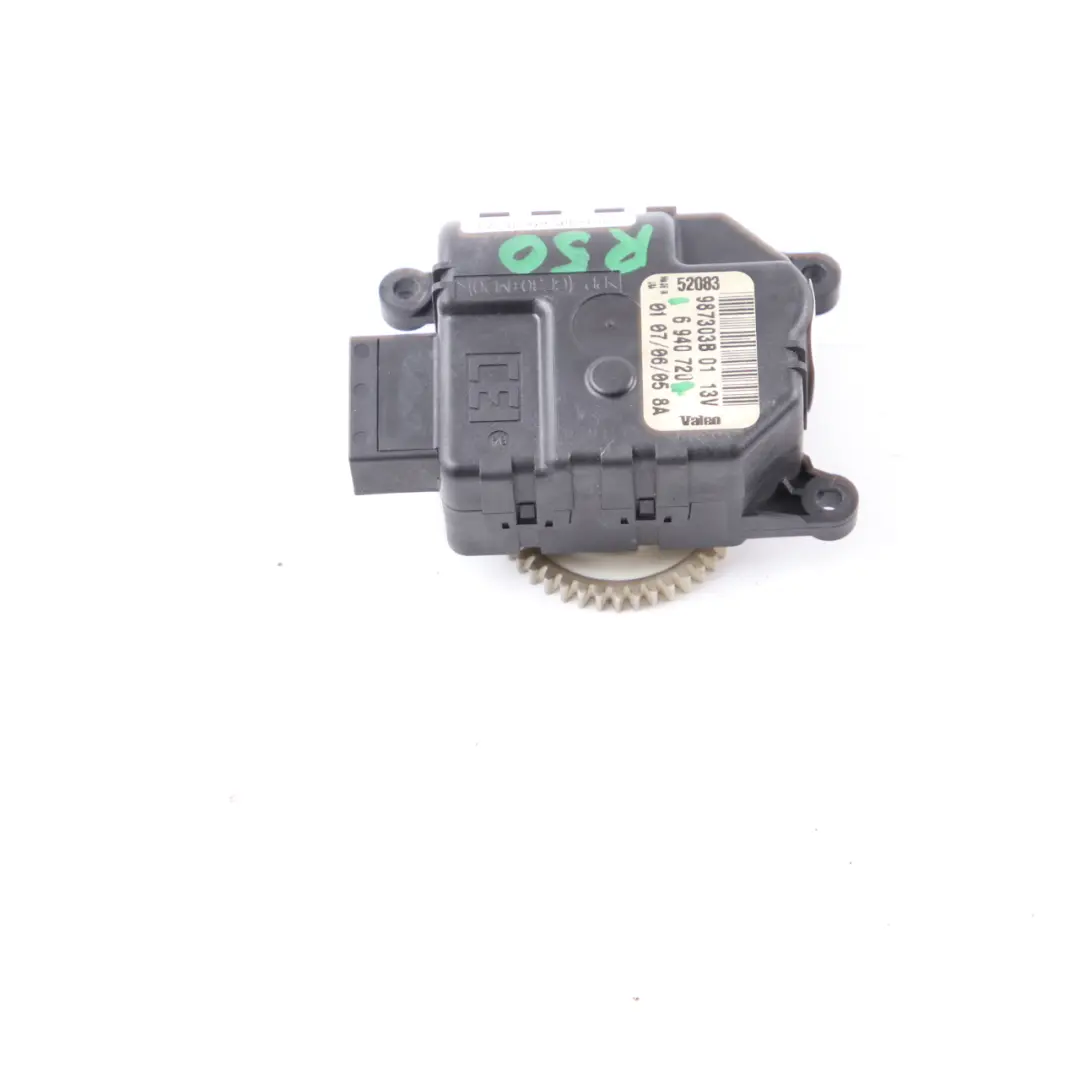 Actuator Air Distribution Flap Heater to Mini Cooper One R50 R52 R53 with Part number 6940720 Mini Cooper One R50 R52 R53 Actuator Air Distribution Flap Heater - SKU 6940720 - Part number 6940720