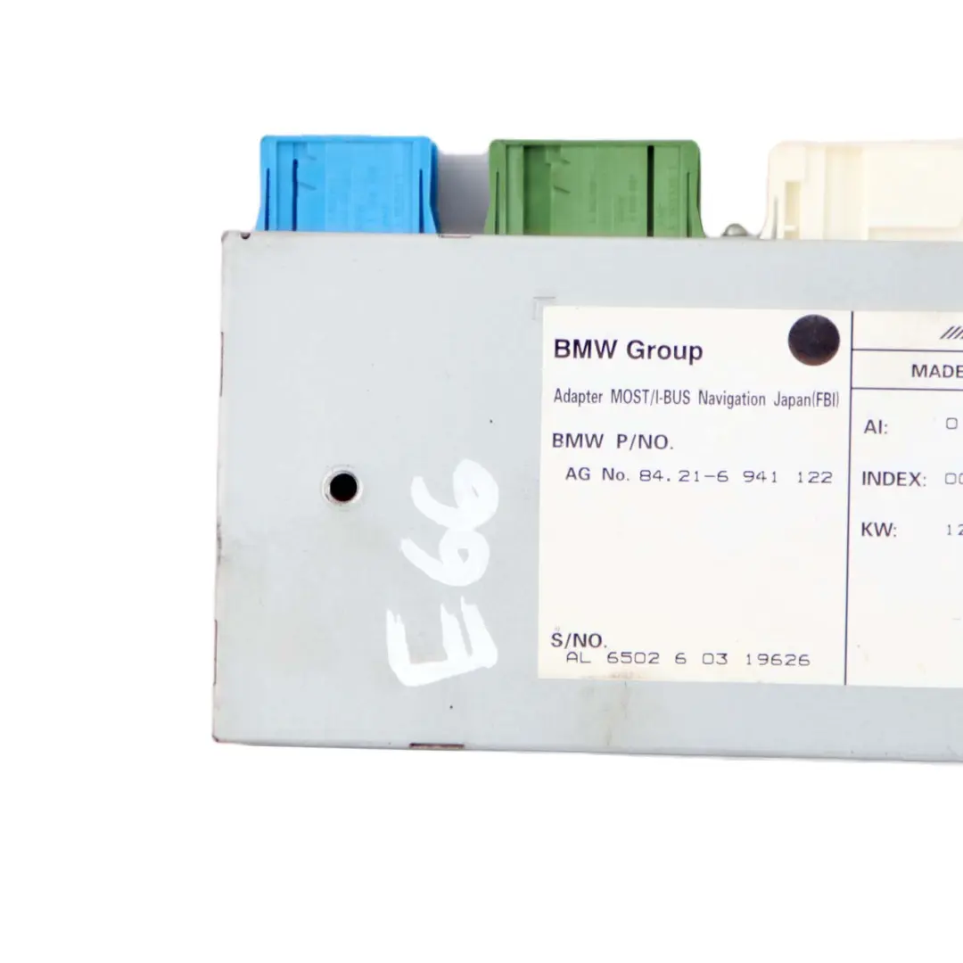 BMW E65 Telephone Adapter Navigation Control Unit Module Japan - SKU 6941122 - Part number 6941122