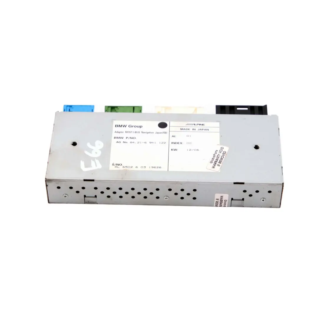 BMW E65 Telephone Adapter Navigation Control Unit Module Japan - SKU 6941122 - Part number 6941122