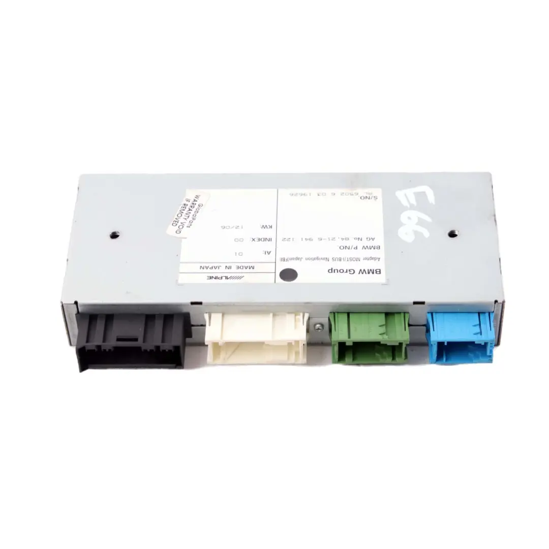 BMW E65 Telephone Adapter Navigation Control Unit Module Japan - SKU 6941122 - Part number 6941122