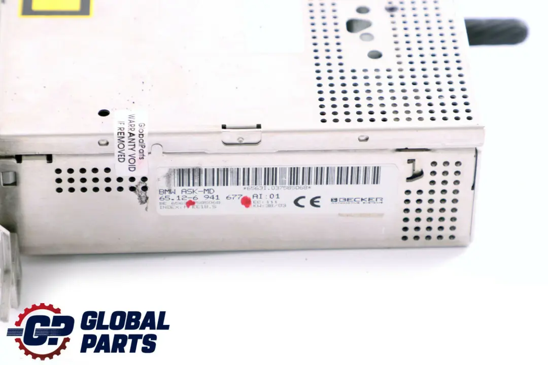 Audiosystemkontroller MD MiniDisc für BMW 7 er E65 E66 E67 mit Teilenummer 6977635 BMW 7 er E65 E66 E67 Audiosystemkontroller MD MiniDisc - SKU 6941677 - Teilenummer 6977635